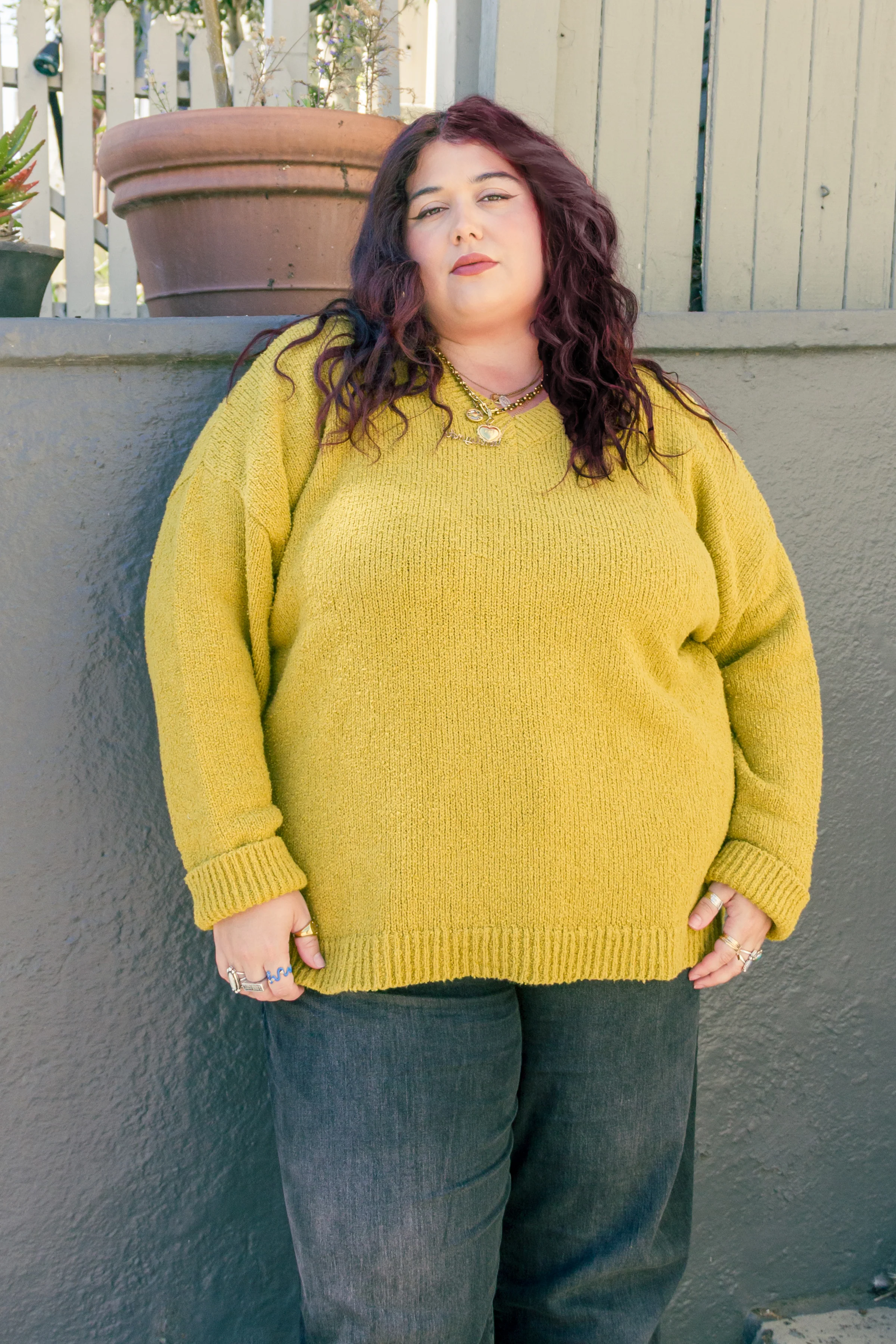 Vera V-Neck Sweater - Image 5